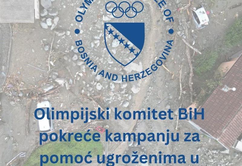 Olimpijski odbor BiH pokreće kampanju za pomoć ugroženima u poplavama